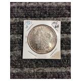 LB Morgan Dollar 1921 D Silver