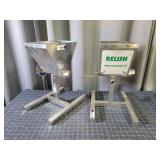 Q3 2pc Perfection Condiment Dispensers Relish and