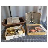 Q1 N4 Dish Bin, Folding Full Size Chafing Lid 3 Ti
