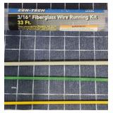 T4 8pcs cen-tech wire running kit 33 ft