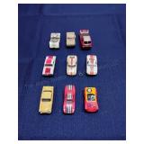 MC 9Pc H.O scale Slot cars