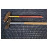 YD 2 pcs 20 lb  10 lb sledg hammers 33 inch