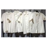 RACK 4 pcs fashion seal shef shirts size L