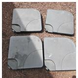 YD 4Pc Plastic Weights Water filled