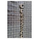 T2 10pc Wrenches Crows foot Metric & SAE Easco Bra
