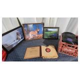 E4 20+ tablecloth Vinyl Albums,Framed Pictu