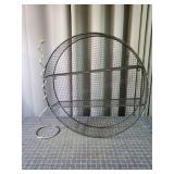 H3 Wire Mesh Wall Shelf Toilet Paper Holder