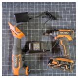 T2 2pc impact & osciilating tool Riidgid 18v w/ ch