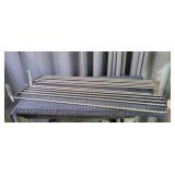 P2 Ikea Metal Shelves 47in long