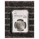 LB Morgan Dollar 1886 Silver