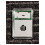LB Dime Roosevelt 1997 ANI graded