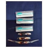 Q2 3Pc Folders Knifes CASE 85