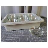 Q3 49+/- 5 3/4in Glass Bowls