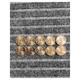 LB 10Pc Dollars Sacagawea 2000 P BU