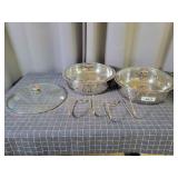 M3 6pc Round Chafing pans with 1 insert and extra