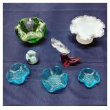 I2 8Pc fenton Glassware Dishes Shoe