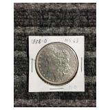 LB Morgan Dollar 1888 O Silver