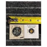 LB 2Pc American coins Mini coins very small Bigges