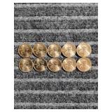 LB 10Pc Dollars Sacagawea 2000 P BU