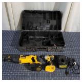 T5 3 pcs dewalt sawzall,drill and charger