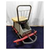 Q2 Ice fishing Sled Vintage