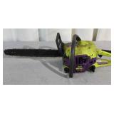 T4 poulan wild thing chain saw 18 inch gas