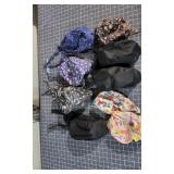 Rack Hair coverings with ties or elastic Cloth