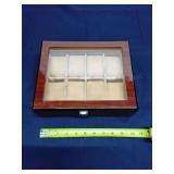 C3 Wood / glass Display 10 x 8 X 3