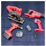 T5 4Pc saws Drill Light black & decker