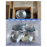 I2 151Pc Clear glass Plates 7 3/4 Inch