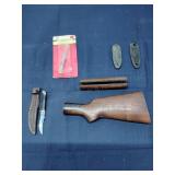 Q2 6Pc Butt plates Knife Knight decapper