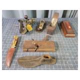 H2 7pc Wood and Metal Planers Whetstone Cast Iron