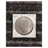 LB Morgan Dollar 1903 O Silver