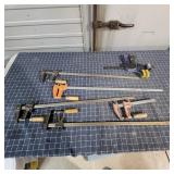 T1 6 Bar clamps, assortment Bar Clamps