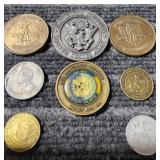 LB 8 pcs melitary tokens national museum toys for