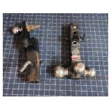 Lot of two trailer ball hitches. First hitch featu