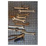 T2 - Assorted Wrenches and Hand Tools Lo Lot of ov