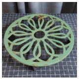 YD - Cast Iron Plant Caddy with Casters Decorative