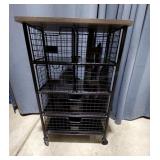 B4 - Industrial Style Rolling Storage Ca Rolling s