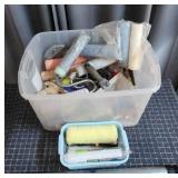 N2 - Large Tote of Painting Supplies Large tote fi