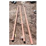 YD - Barn Door Track 7 Ft Lengths - 3 Pi Set of th