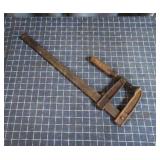 Antique Hartford bar clamp measuring 22 inches in