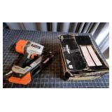 Paslode framing nail gun offered with a box of fra