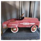 Murray-style Fire Department pedal car with 'Engin