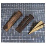 T2 - Three Piece Wood Splitting Wedge Se Set of th
