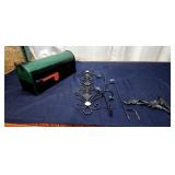 K2 - Green Metal Mailbox with Decorative Lot inclu