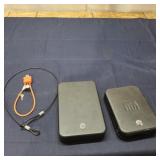 T2 - Two Lock Boxes and Gun Lock Lot Lot includes
