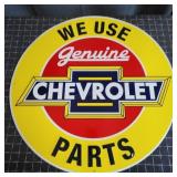 T1 - Genuine Chevrolet Parts 24" Round M Vintage-s