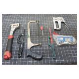 T2 - Hand Tools Lot - Staple Guns, Hacks Assorted