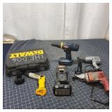 T5 - Power Tool Lot - Ryobi, DeWalt, Mil Mixed lot